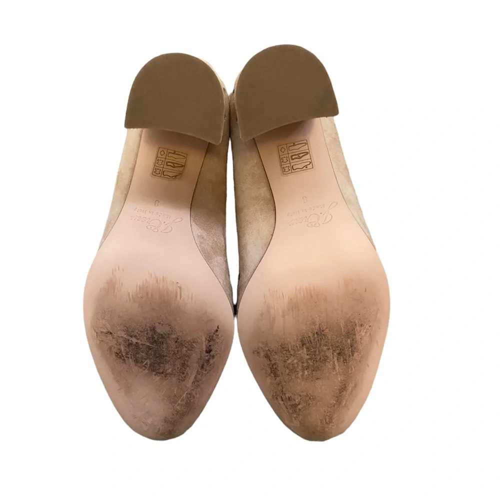 [J. Crew] Crystal Embellished Suede Heels - Picture 4 of 8